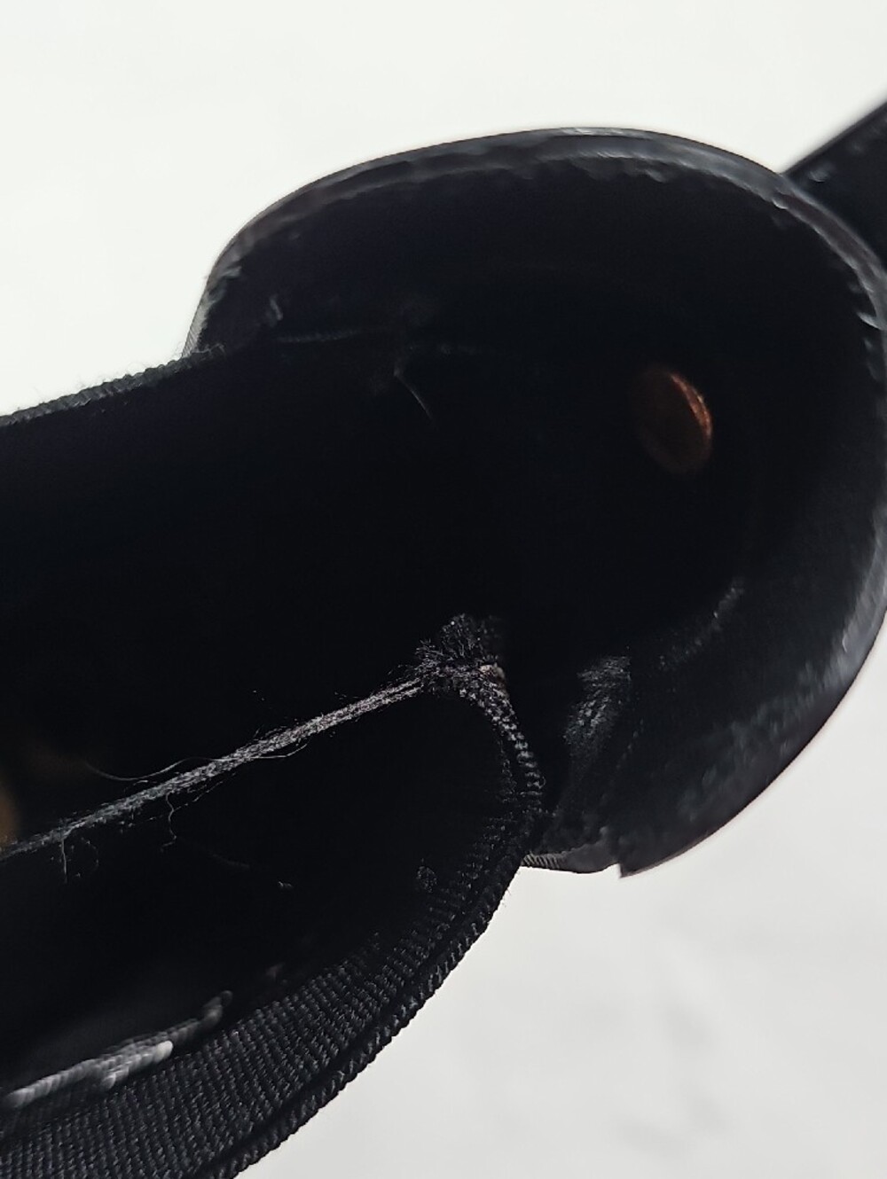 Sam Edelman Tinsley Womens Black Matte Rain Boots Chelsea Ankle Boot Size 9M - Picture 11 of 11